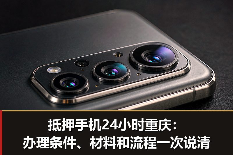 抵押手机24小时重庆：办理条件、材料和流程一次说清