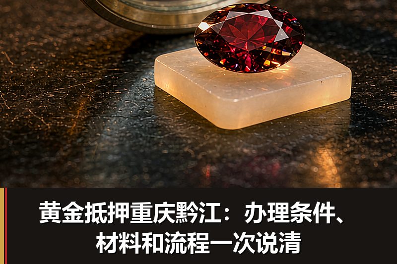 黄金抵押重庆黔江：办理条件、材料和流程一次说清