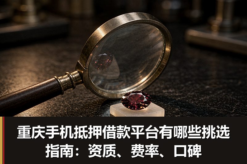 重庆手机抵押借款平台有哪些挑选指南:资质、费率、口碑 重庆手机抵押借款平台有哪些挑选指南:资质、费率、口碑